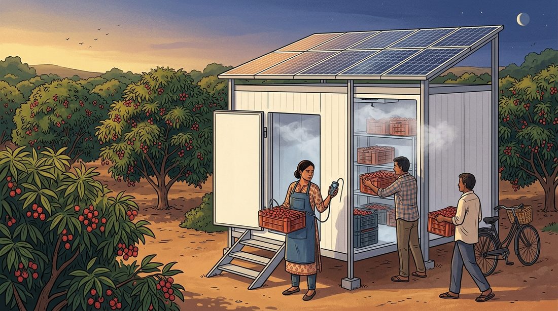 How to Rent Walk-In Solar Cold Storage by the Crate in Rural India