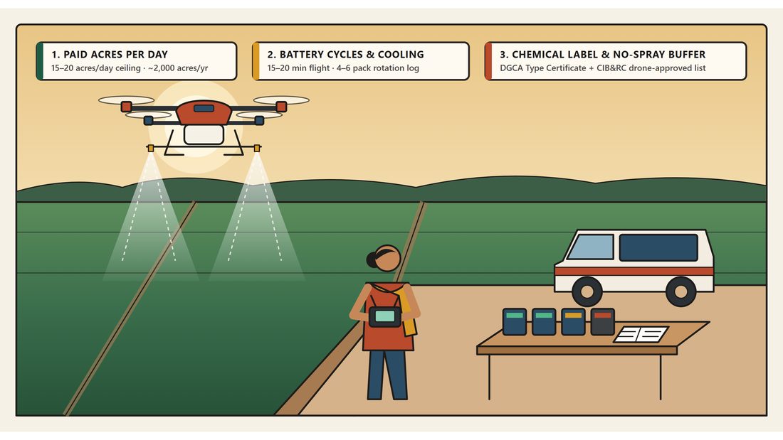 How to Operate an Agricultural Spraying Drone Business in India