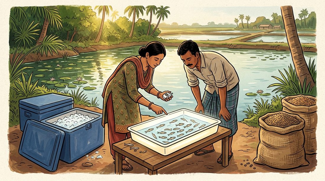 How to Build a Counted Fish Fingerling, Feed Depot & First-Hour Ice Business