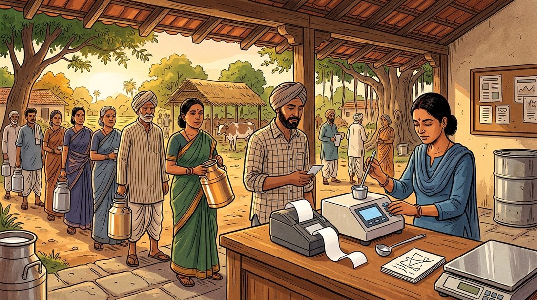 How to Open a Digitized Village Milk Testing & Chilling Collection Desk